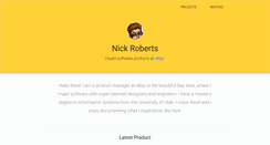 Desktop Screenshot of nickrroberts.com